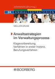 Cover von Anwaltsstrategien im Verwaltungsprozess