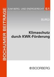 Cover von Klimaschutz durch KWK-Förderung