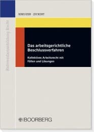 Cover von Das arbeitsgerichtliche Beschlussverfahren