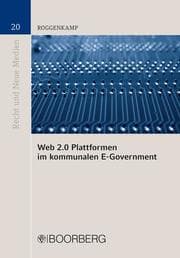 Cover von Web 2.0 Plattformen im kommunalen E-Government
