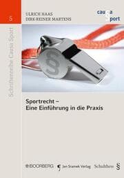 Cover von Sportrecht - Eine Einführung in die Praxis
