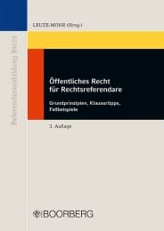Cover von Öffentliches Recht für Rechtsreferendare