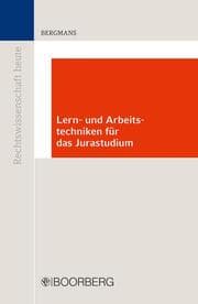 Cover von Lern- und Arbeitstechniken für das Jurastudium