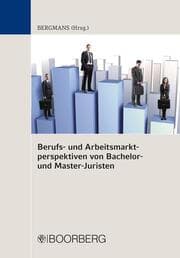 Cover von Berufs- und Arbeitsmarktperspektiven von Bachelor- und Master-Juristen