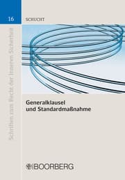 Cover von Generalklausel und Standardmaßnahme
