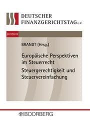 Cover von Deutscher Finanzgerichtstag 2011/2012