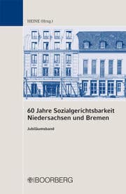 Cover von 60 Jahre Landessozialgerichtsbarkeit Niedersachsen und Bremen