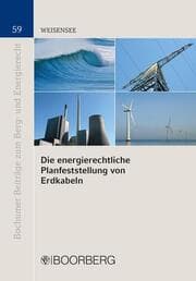 Cover von Die energierechtliche Planfeststellung von Erdkabeln
