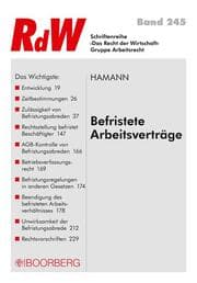 Cover von Befristete Arbeitsverträge