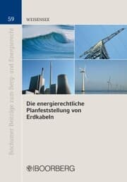 Cover von Die energierechtliche Planfeststellung von Erdkabeln