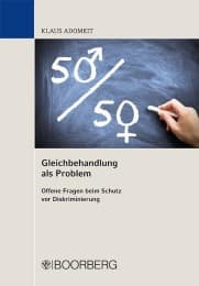 Cover von Gleichbehandlung als Problem