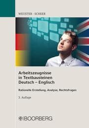 Cover von Arbeitszeugnisse in Textbausteinen Deutsch-Englisch
