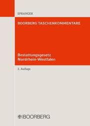 Cover von Bestattungsgesetz Nordrhein-Westfalen