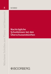 Cover von Nachträgliche Schuldzinsen bei den Überschusseinkünften