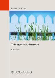 Cover von Thringer Nachbarrecht