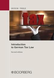 Cover von Introduction to German Tax Law