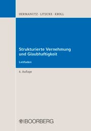 Cover von Strukturierte Vernehmung und Glaubhaftigkeit