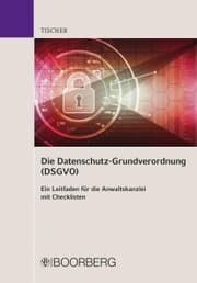 Cover von Die Datenschutz-Grundverordnung (DSGVO)