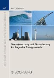 Cover von Verantwortung und Finanzierung im Zuge der Energiewende