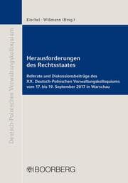 Cover von Herausforderungen des Rechtsstaates