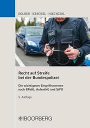 Cover von Recht auf Streife bei der Bundespolizei