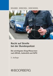 Cover von Recht auf Streife bei der Bundespolizei