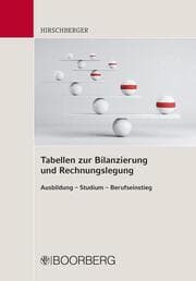 Cover von Tabellen zur Bilanzierung und Rechnungslegung