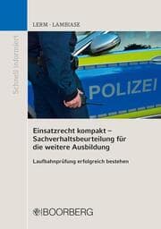 Cover von Einsatzrecht kompakt - Sachverhaltsbeurteilung für die weitere Ausbildung