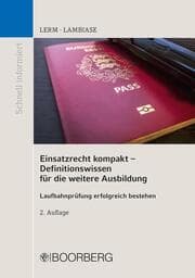Cover von Einsatzrecht kompakt - Definitionswissen für die weitere Ausbildung