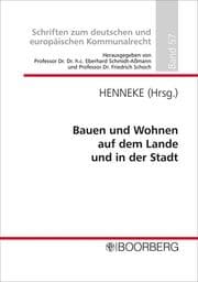 Cover von Bauen und Wohnen auf dem Lande und in der Stadt