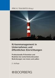 Cover von Krisenmanagement in Unternehmen und öffentlichen Einrichtungen