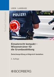 Cover von Einsatzrecht kompakt - Wissenstrainer für die Grundausbildung