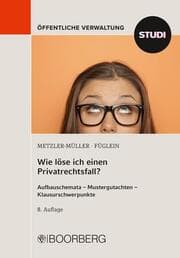 Cover von Wie löse ich einen Privatrechtsfall?