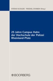 Cover von 25 Jahre Campus Hahn der Hochschule der Polizei Rheinland-Pfalz