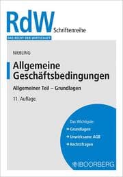 Cover von Allgemeine Geschäftsbedingungen