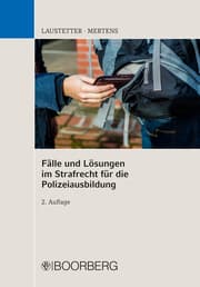 Cover von Fälle und Lösungen im Strafrecht für die Polizeiausbildung