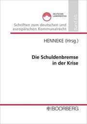 Cover von Die Schuldenbremse in der Krise