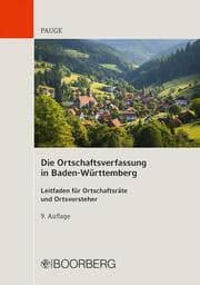 Cover von Die Ortschaftsverfassung in Baden-Württemberg