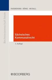Cover von Sächsisches Kommunalrecht