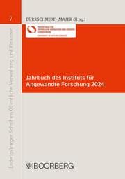 Cover von Jahrbuch des Instituts für Angewandte Forschung 2024