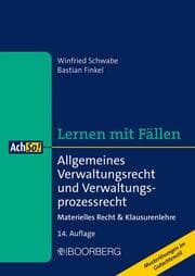 Cover von Allgemeines Verwaltungsrecht und Verwaltungsprozessrecht