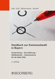 Cover von Handbuch zur Kommunalwahl in Bayern
