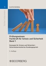 Cover von Prüfungswissen Fachkraft für Schutz und Sicherheit, Band 1