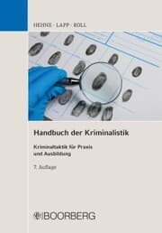 Cover von Handbuch der Kriminalistik