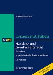 Cover von Handels- und Gesellschaftsrecht