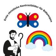 Cover von Erste christliche Kontrastbilder für Babyaugen - Schuber