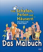 Cover von Jesus erzählt: Von Schafen, Perlen und Häusern - Das Malbuch