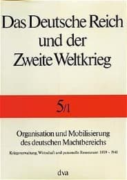 Cover von Das deutsche Reich und der Zweite Weltkrieg 5/1