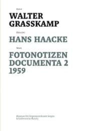 Cover von Hans Haacke