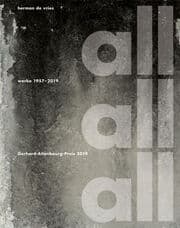 Cover von herman de vries, all all all - Werke 1957-2019